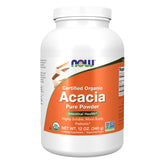 NOW Foods Acacia Pure Powder 12 oz front view