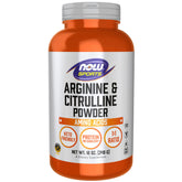 NOW Foods Arginine & Citrulline Powder 12 oz front view