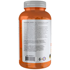 Ingredients label for NOW Foods Arginine & Ornithine 500/250 mg