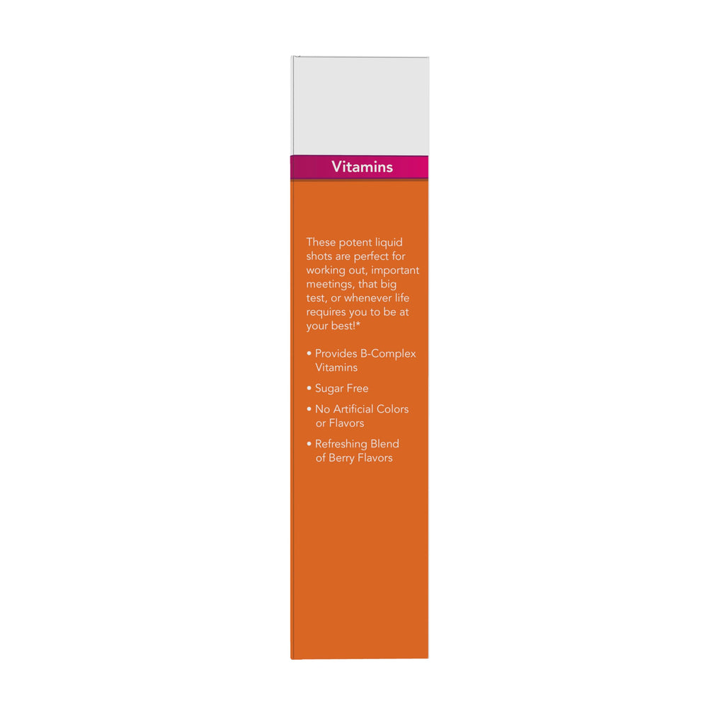 NOW Foods B-12 10,000mcg Shots Mixed Berry box - back