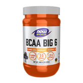 NOW Foods BCAA Big 6 grape flavor 600 g bottle front