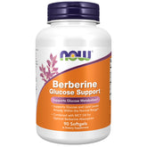 NOW Foods Berberine with MCT Oil softgels bottle front
