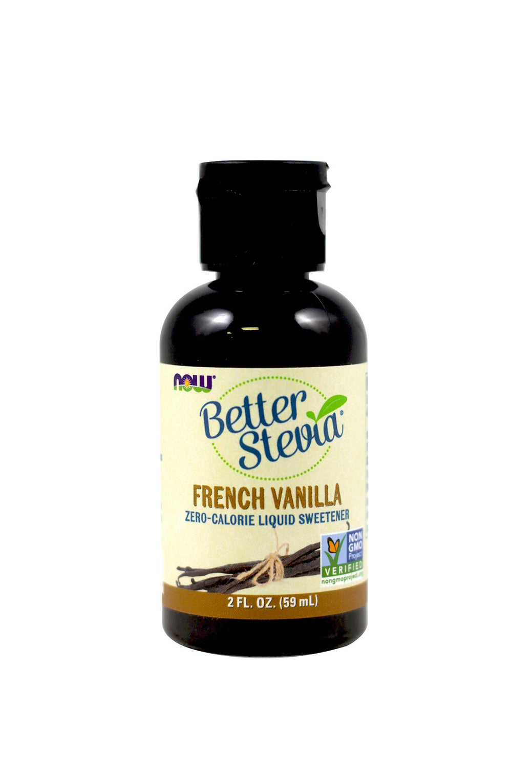 Now Foods BetterStevia Liquid Extract French Vanilla 2 oz bottle - 2 pack