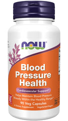 Now Foods Blood Pressure Health 90 Vcaps bottle – front view