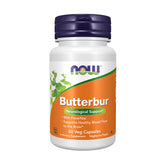 NOW Foods Butterbur with Feverfew bottle and 60 vegetarian capsules