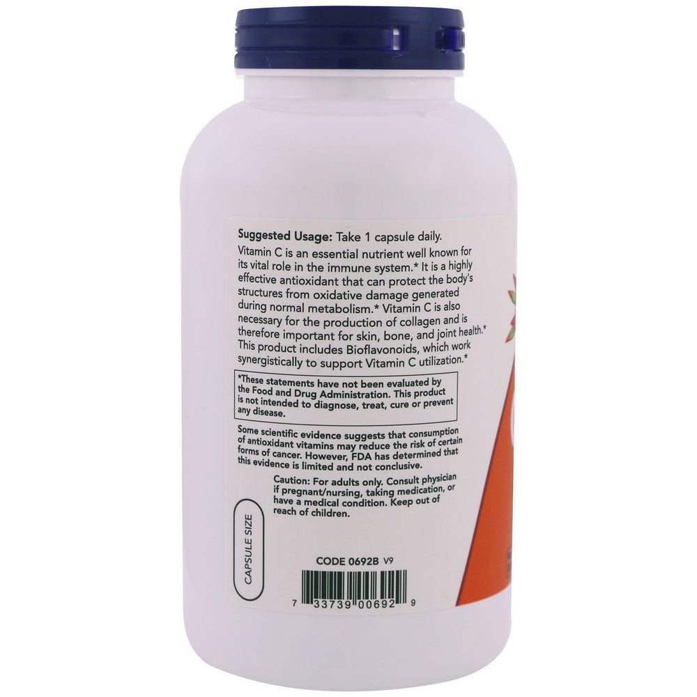 Vitamin C supplement packaging by Now Foods C 1000