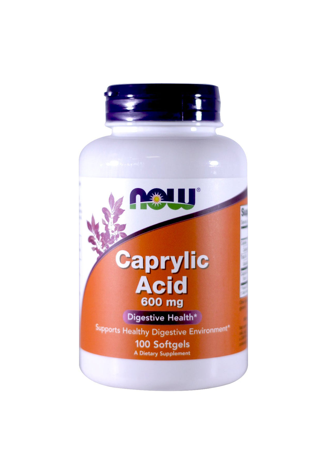 Now Foods Caprylic Acid 600mg bottle - image 1