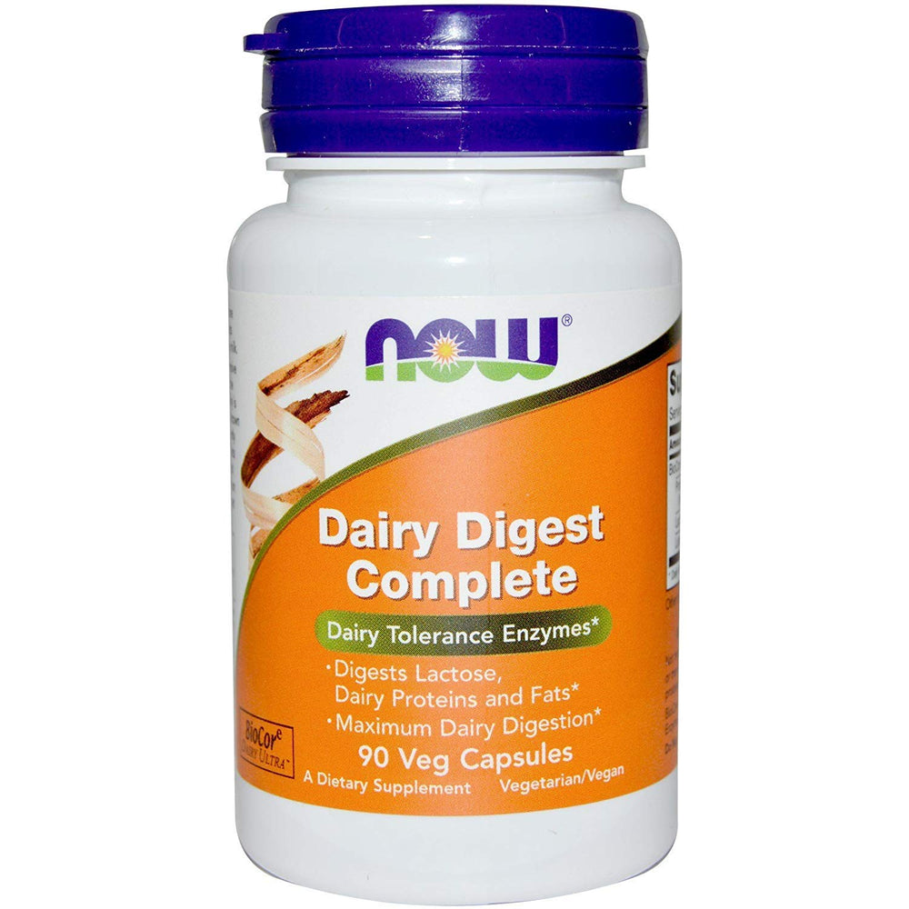 Now Foods Dairy Digest Complete bottle label
