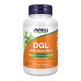 NOW Foods DGL with Aloe Vera Deglycyrrhizinated Licorice 100 Veg Capsules bottle