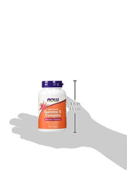 Close-up of gamma E complex softgels