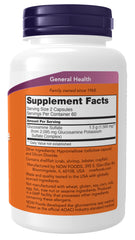 Back label detailing ingredients and nutrition facts