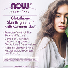 Nutrition facts and ingredients panel of Glutathione Skin Brightener