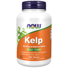 Now Foods Kelp bottle with 200 tablets