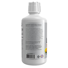 NOW Foods L-Carnitine Citrus measuring spoon view highlighting easy dosing