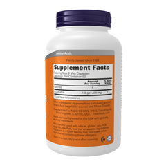 NOW Foods L-Citrulline 750 mg capsules close-up