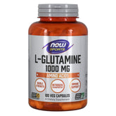 NOW Foods L-Glutamine 1000 mg bottle on white background