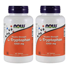 NOW Foods L-Tryptophan 1000 mg bottle - front view