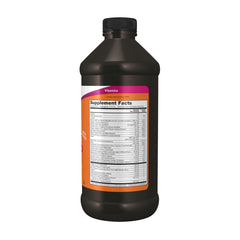 Label of NOW Foods Tropical Orange Liquid Multivitamin