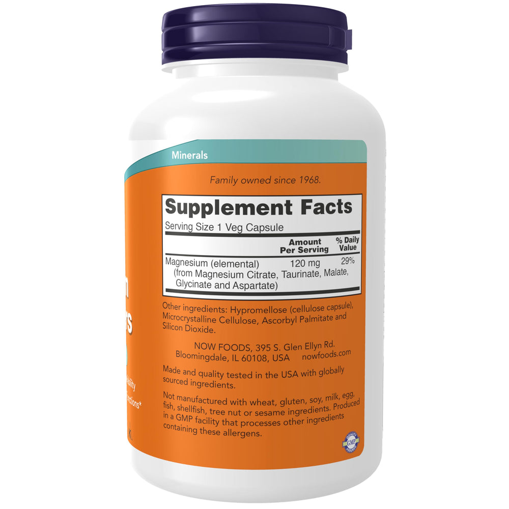 NOW Foods Magnesium Transporters 5 forms capsules