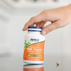 Supplement bottle depicting detox and liver support concept