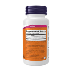 Close-up of NOW Foods MK-7 Vitamin K-2 label