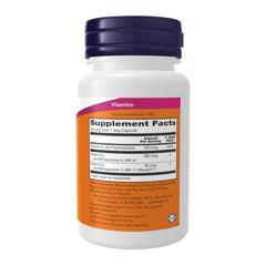 Close-up of NOW Foods MK-7 Plus product label