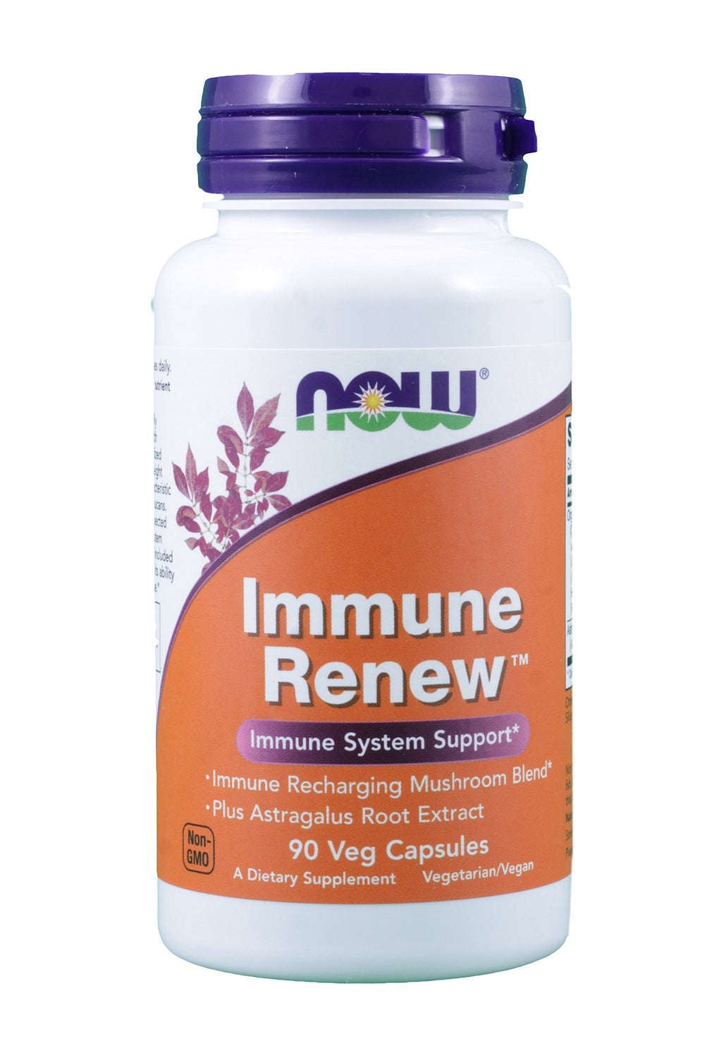 NOW Foods Mushroom Immune Renew bottle with 90 vegetarian capsules (Pack of 2)