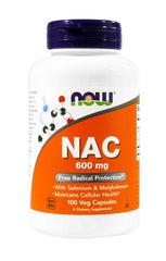 Now Foods NAC 600 mg 100 Vcaps 2 Pack bottle image