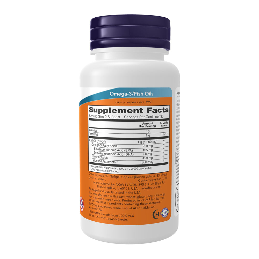 NOW Foods Neptune Krill Oil 500 mg bottle