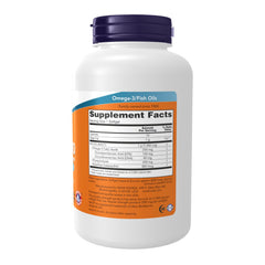 NOW Foods Neptune Krill Oil Double Strength 1000 mg softgels packaging back with supplement facts