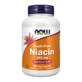 NOW Foods Niacin 250 mg Flush-Free product label