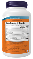 NOW Foods Omega-3 180 EPA 120 DHA bottle with cap