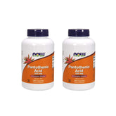 Now Foods Pantothenic Acid 500 mg bottle label