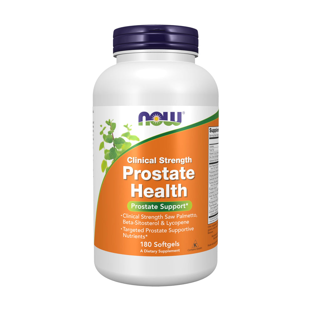 NOW Foods Prostate Health Clinical Strength bottle