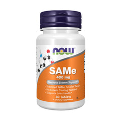 NOW Foods SAMe 400 mg bottle front view