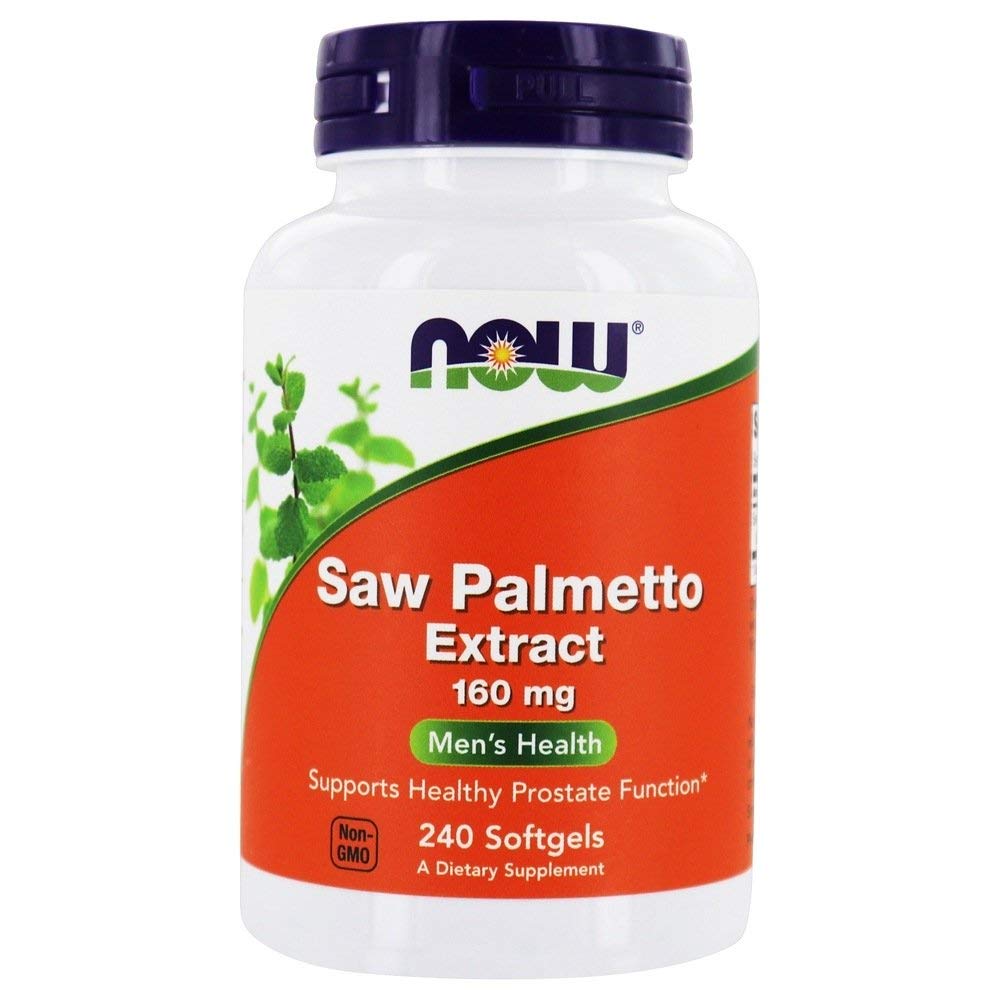 Saw Palmetto berries and supplement bottle