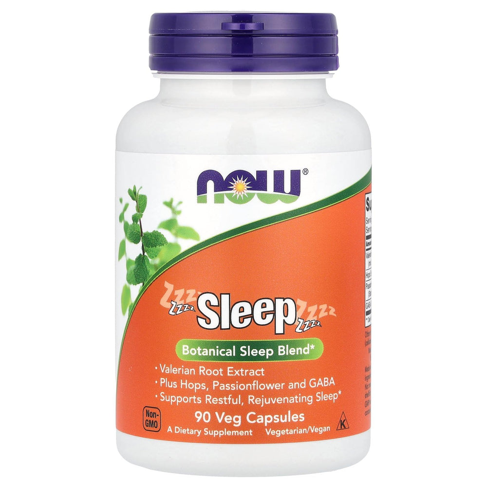Now Foods Sleep 90 Vegetarian Capsules bottle front view