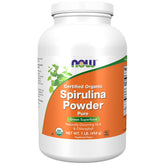 NOW Foods Spirulina Powder 1 lb front view