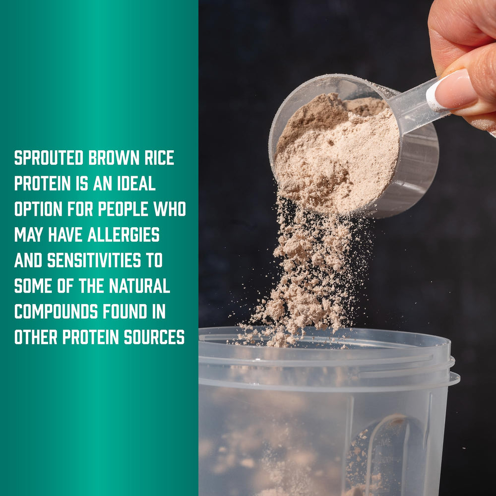 NOW Foods Sprouted Brown Rice Protein Powder ingredients focus on natural protein source