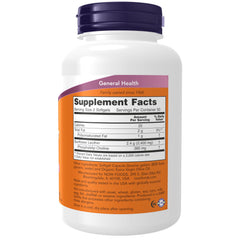 NOW Foods Sunflower Lecithin softgels close-up for easy swallowing