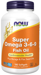 NOW Foods Super Omega 3-6-9 bottle front view