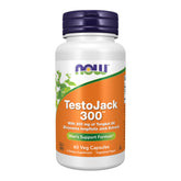 NOW Foods TestoJack 300 Tongkat Ali 60 Veg Capsules bottle