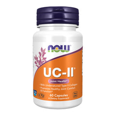 NOW Foods UC-II Type II Collagen bottle with 60 vegetarian capsules