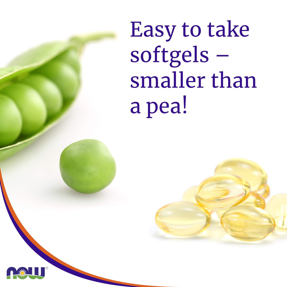 Nutrition facts panel for Now Foods Vitamin D3 5000 IU