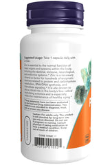 Close-up of zinc picolinate capsules