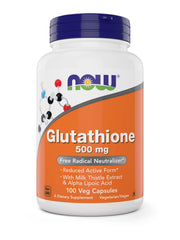 100-day supply information for NOW Glutathione 500 mg