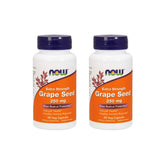 NOW Foods Grape Seed Extract 250mg bottle with 90 capsules