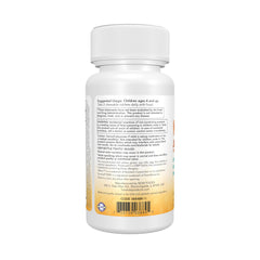 Nutrition facts label on NOW Kid Vits bottle