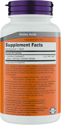 Carnipure logo on NOW L-Carnitine packaging