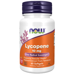 NOW Lycopene 10 mg with LYC-O-MATO tomato extract softgels
